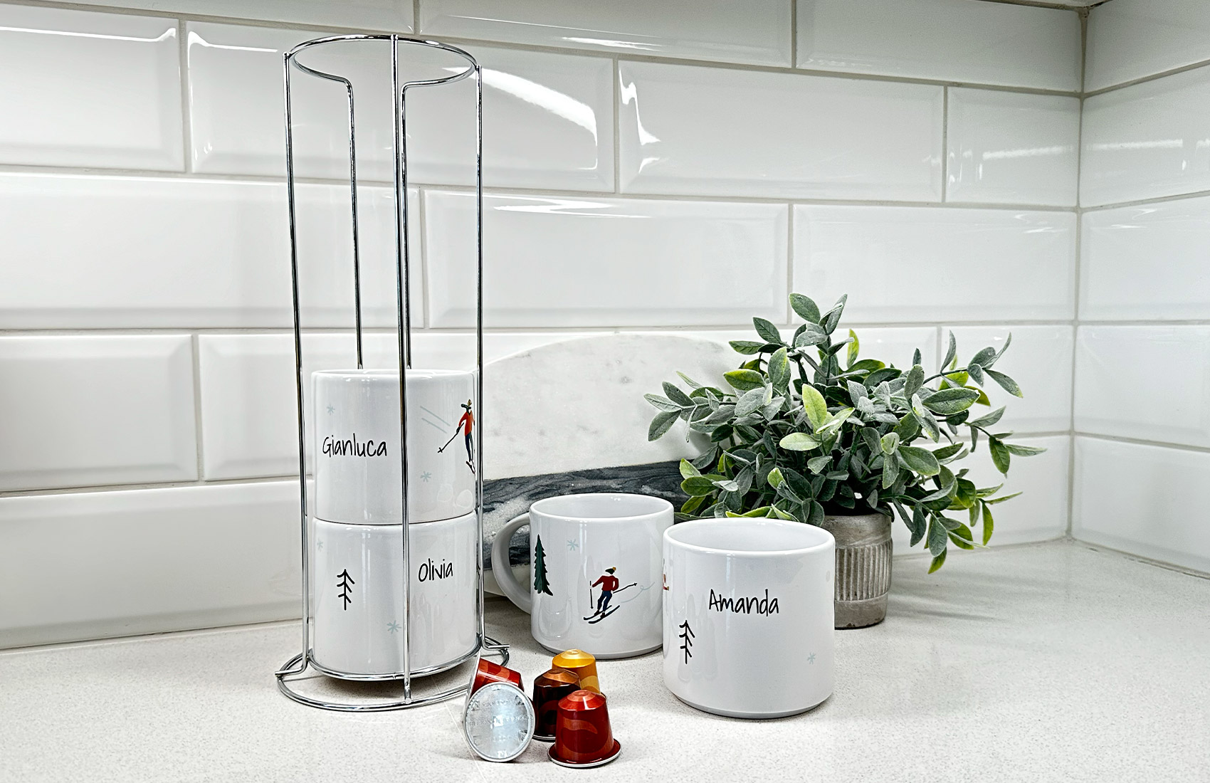 14oz. Stackable Mugs - Set of 4