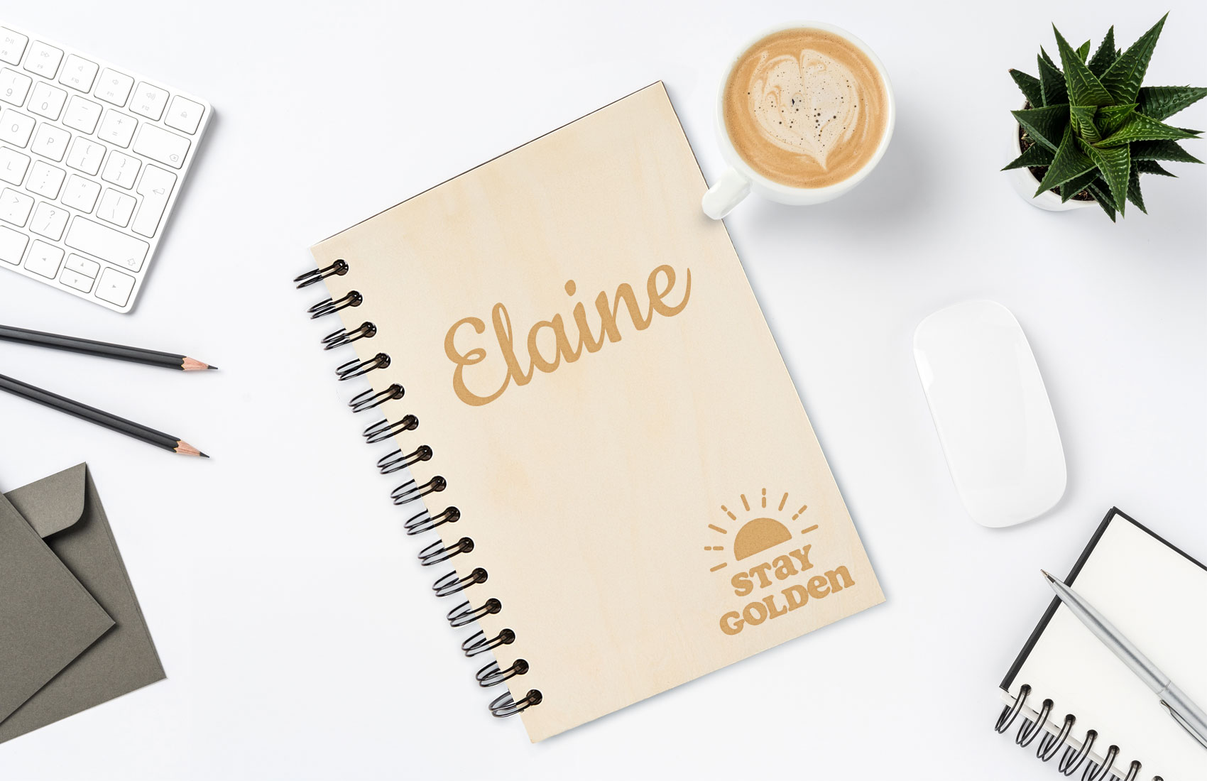 Personalized Wood Notebooks