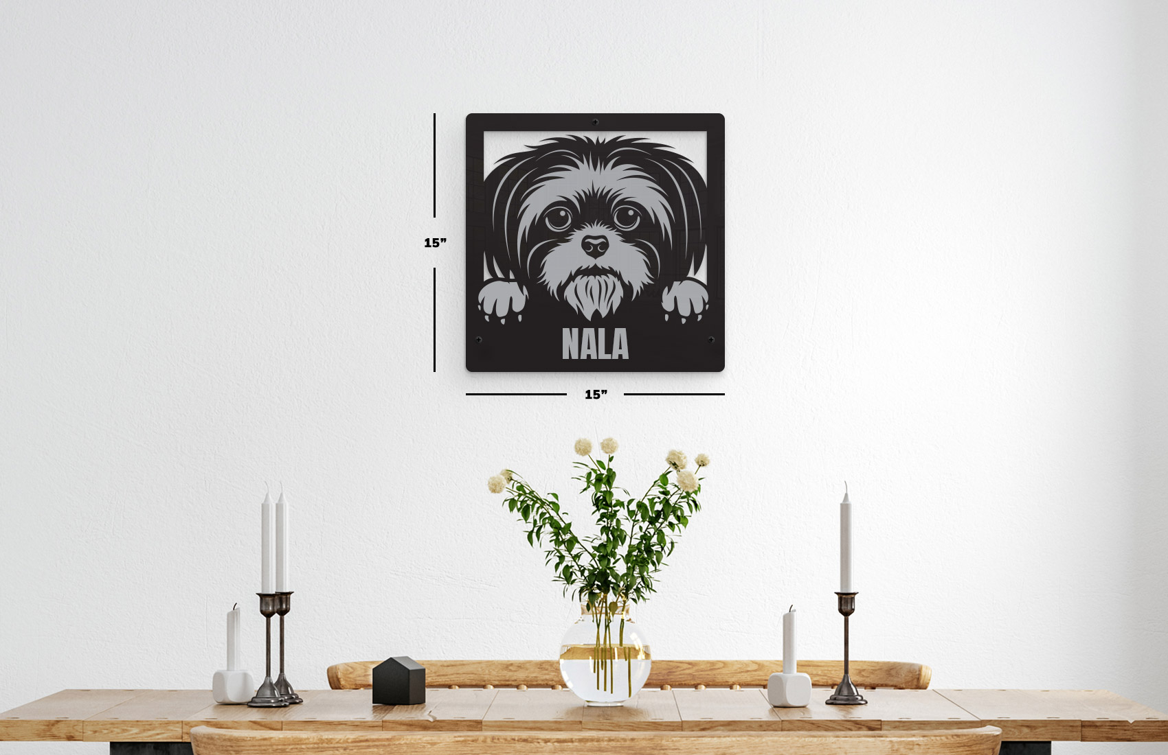 Shih Tzu Dog Sign