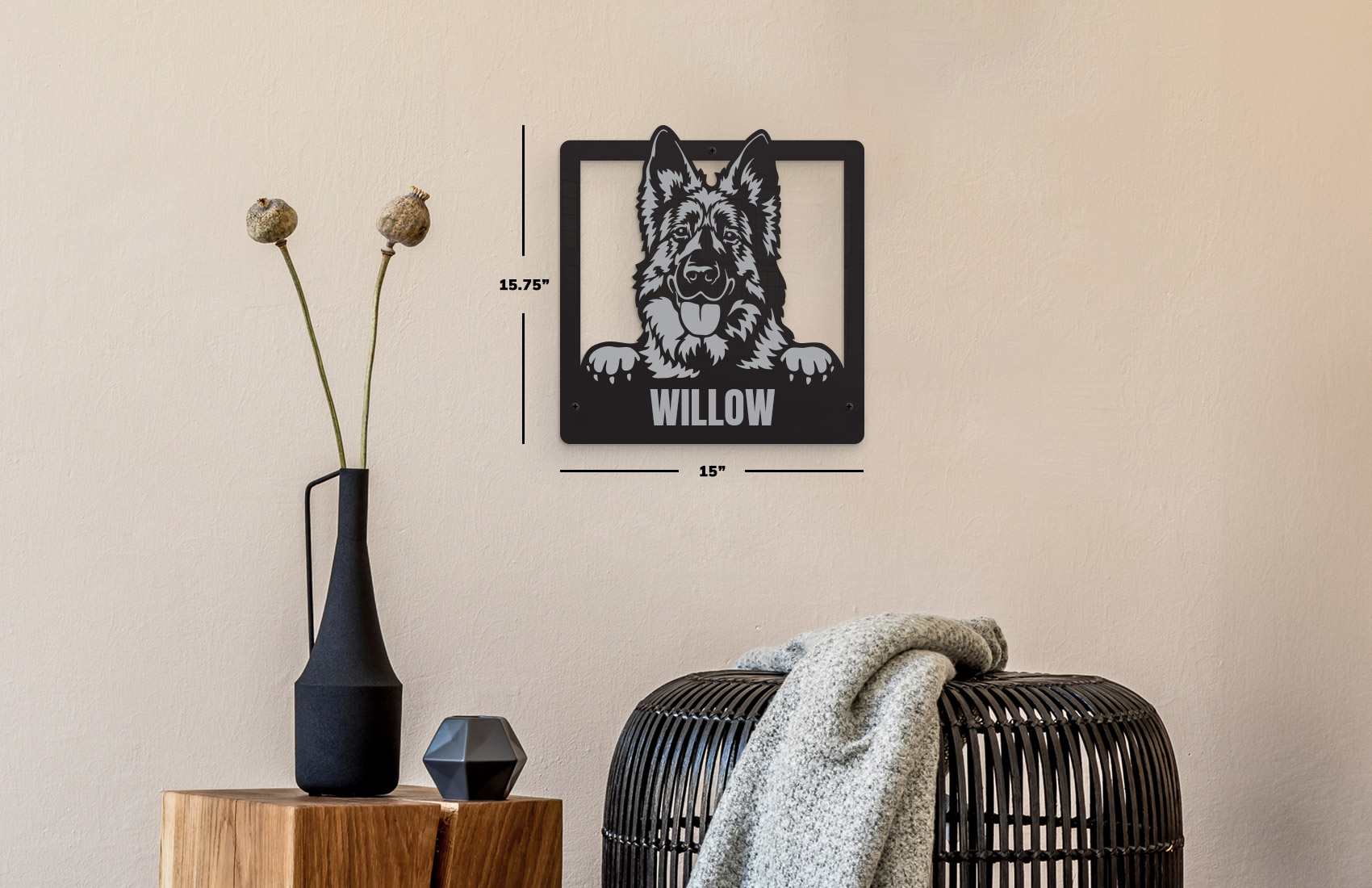 German Shepherd Dog Sign