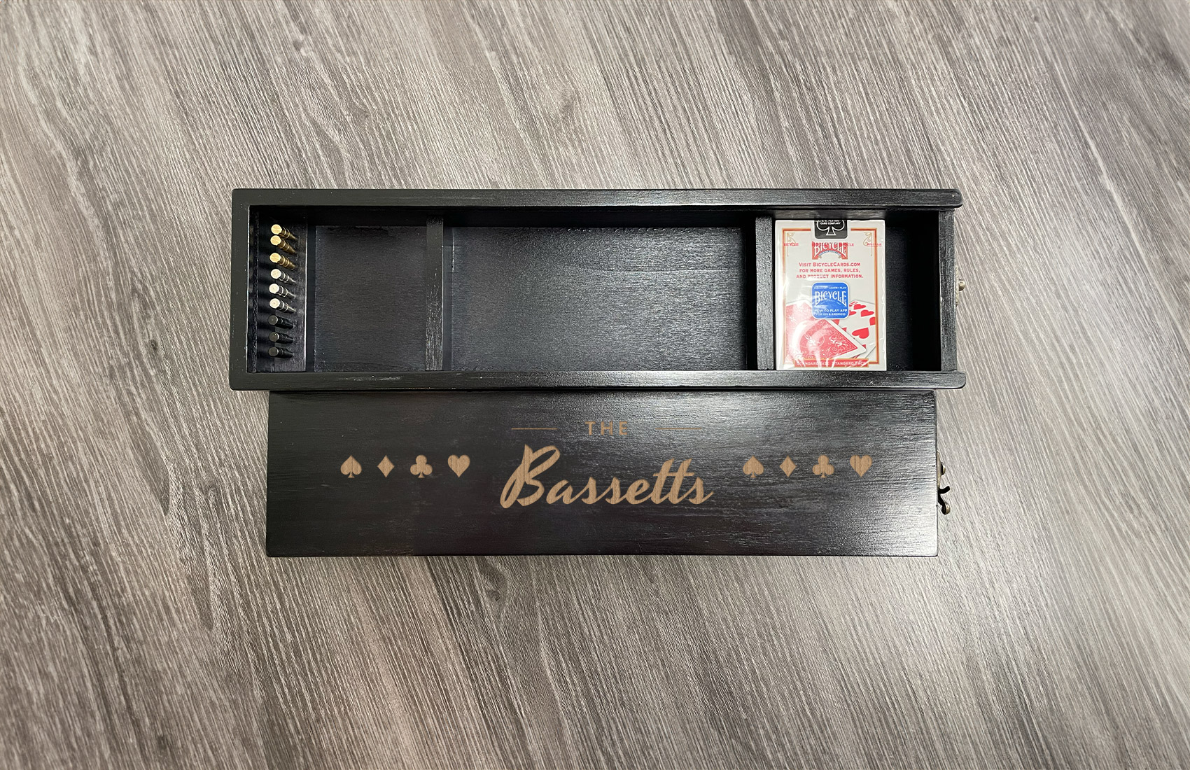 Personalized 4.25 x 14.75" Cribbage Board