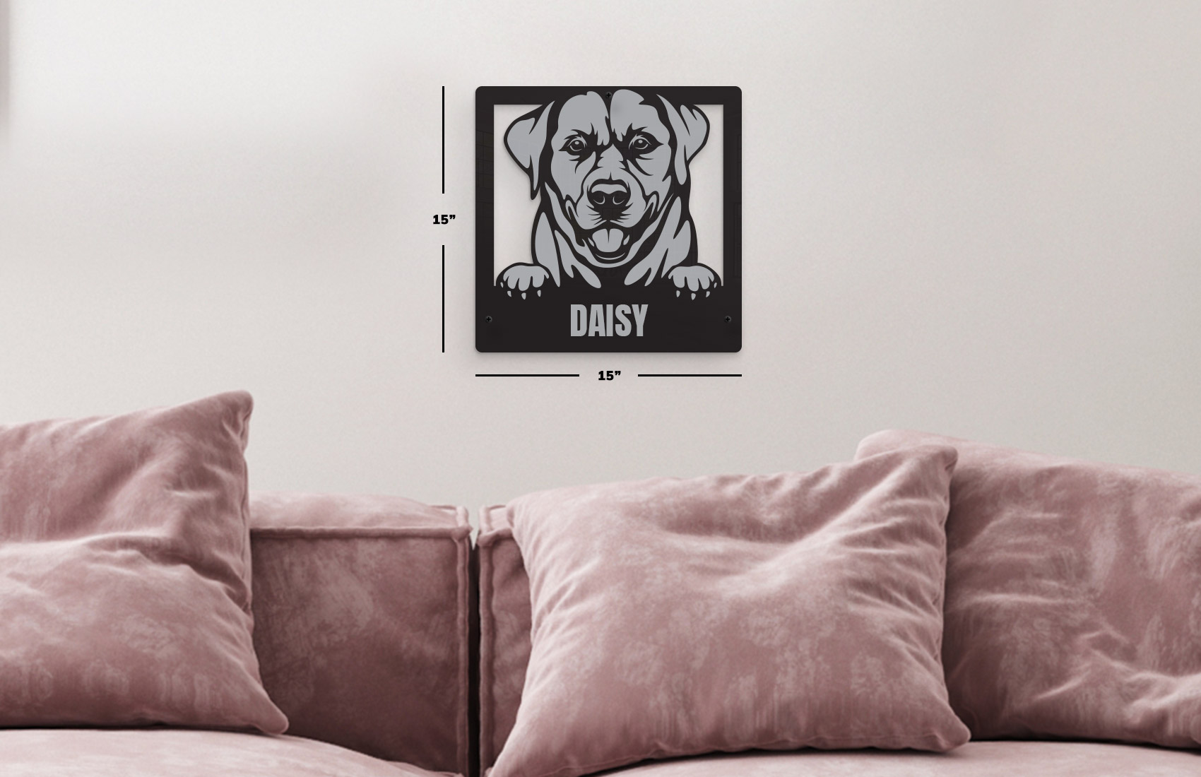 Labrador Retriever Dog Sign