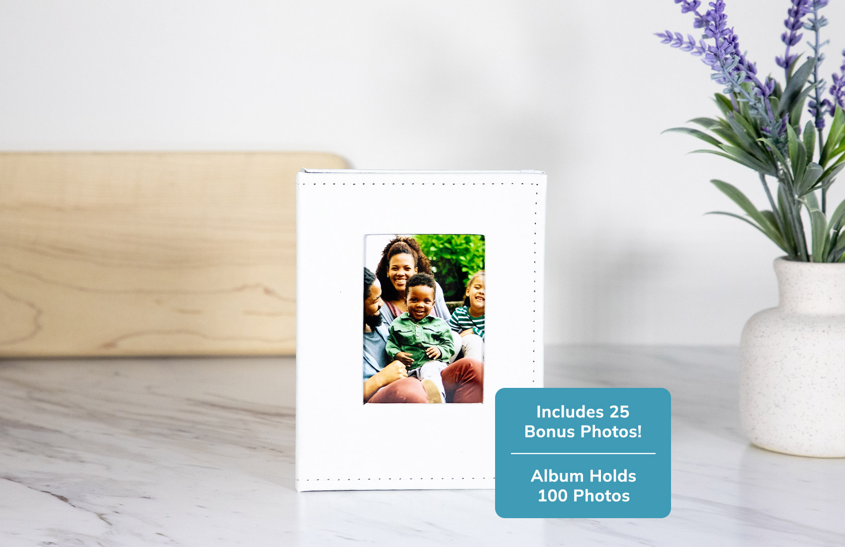 4x6 White Photo Album