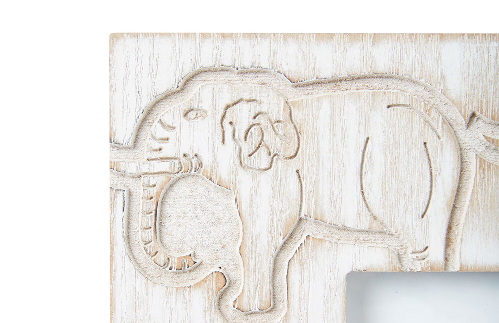 6x8 Carved Elephant Frame