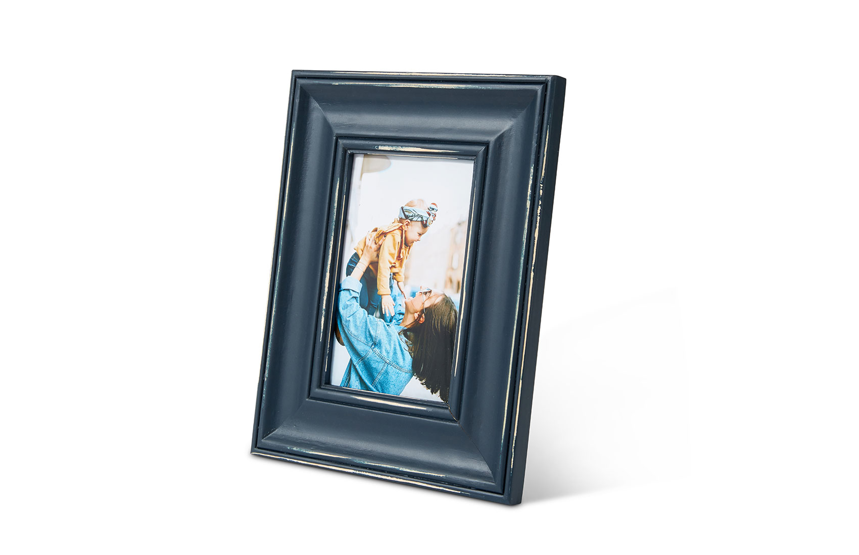 4x6 Blue Distressed Frame