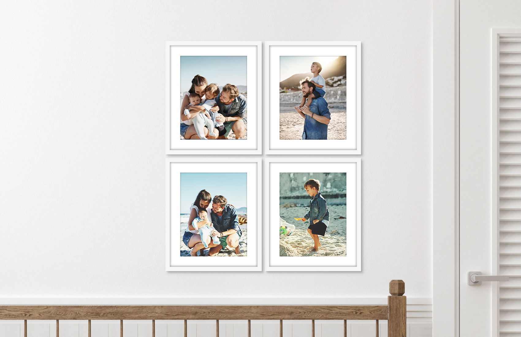 16x20 White - Set of 4