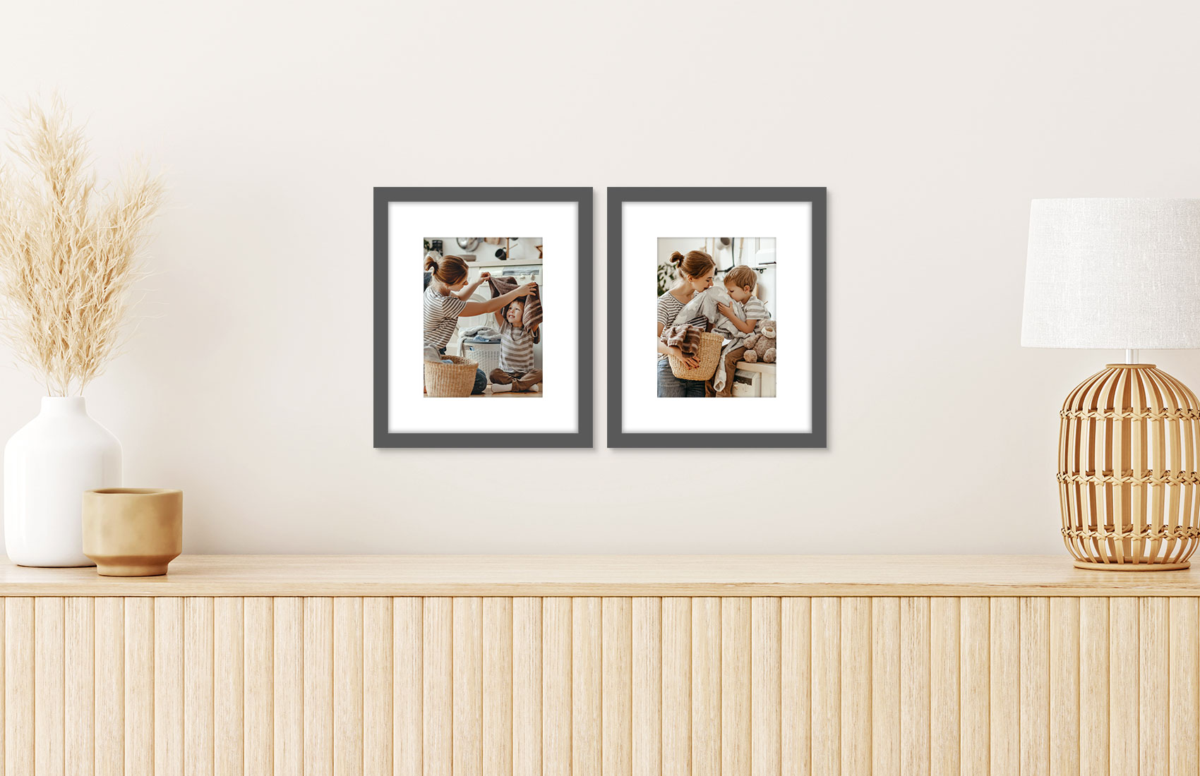 8x10 Gray - Set of 2