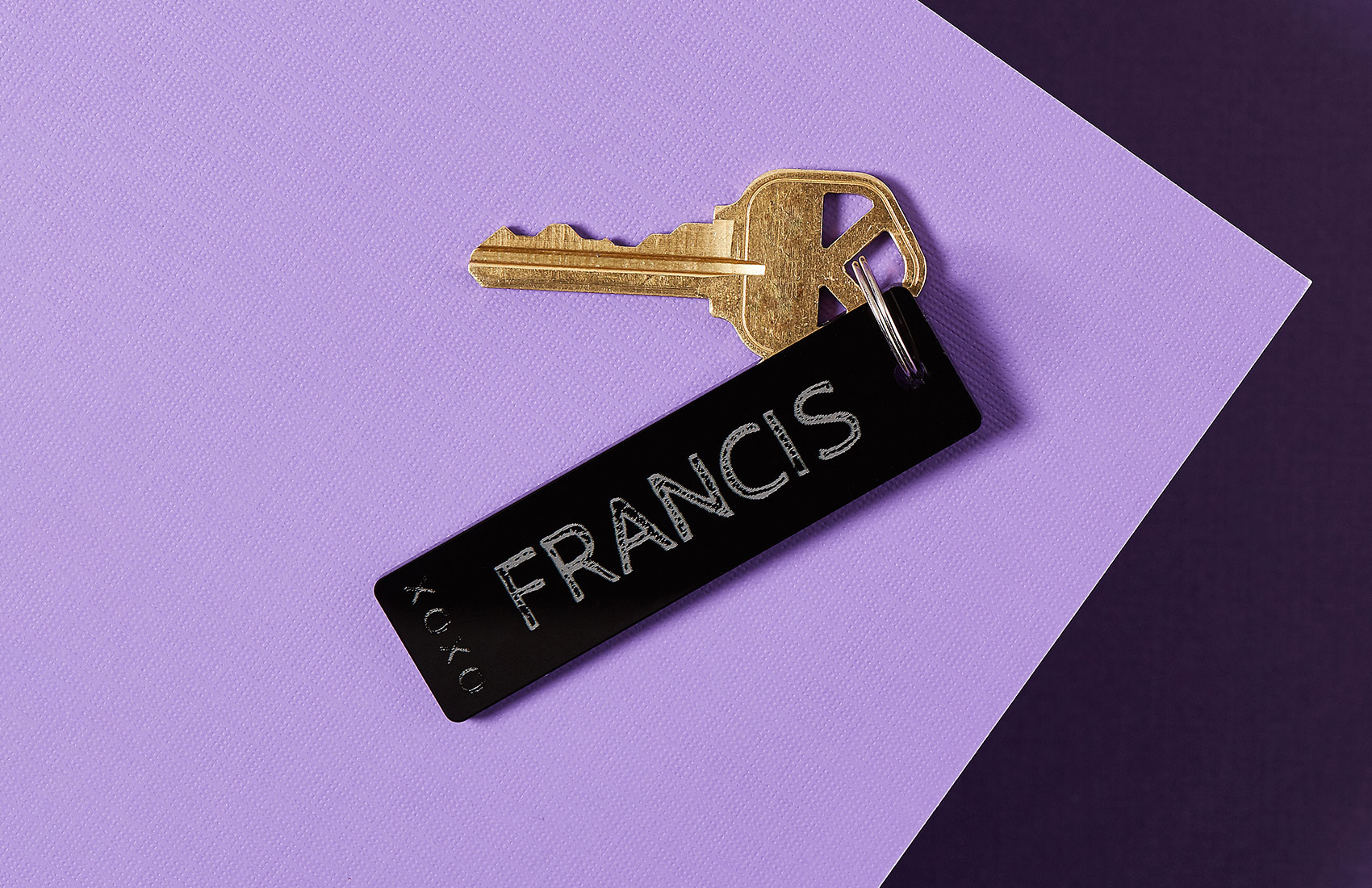 Simple Keychain - Black