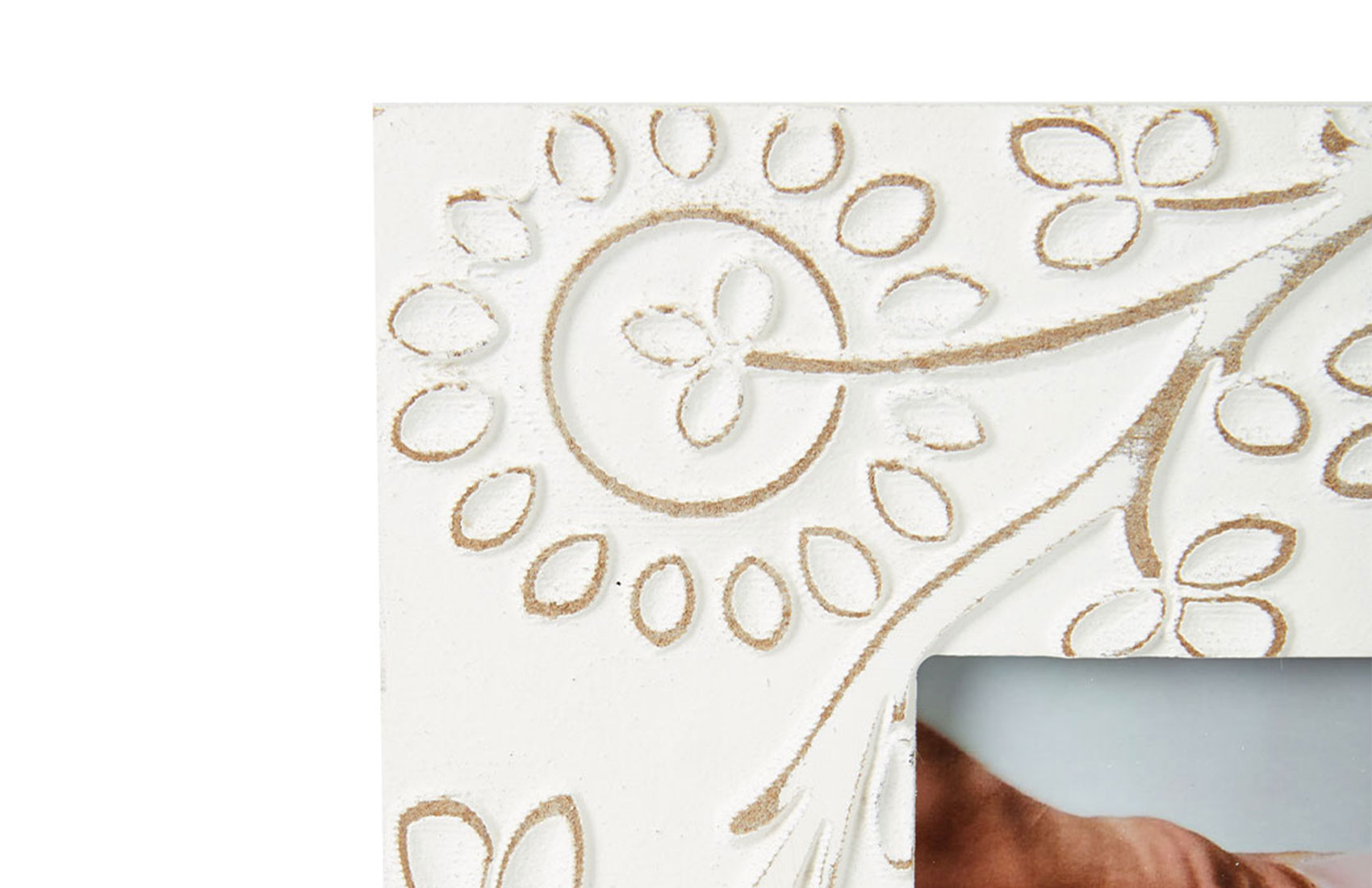 6x8 Carved Floral Frame