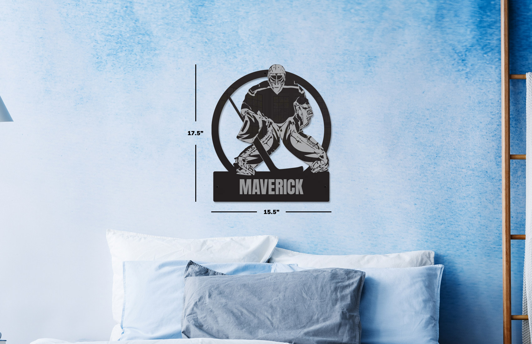 Hockey Goalie Wall Sign