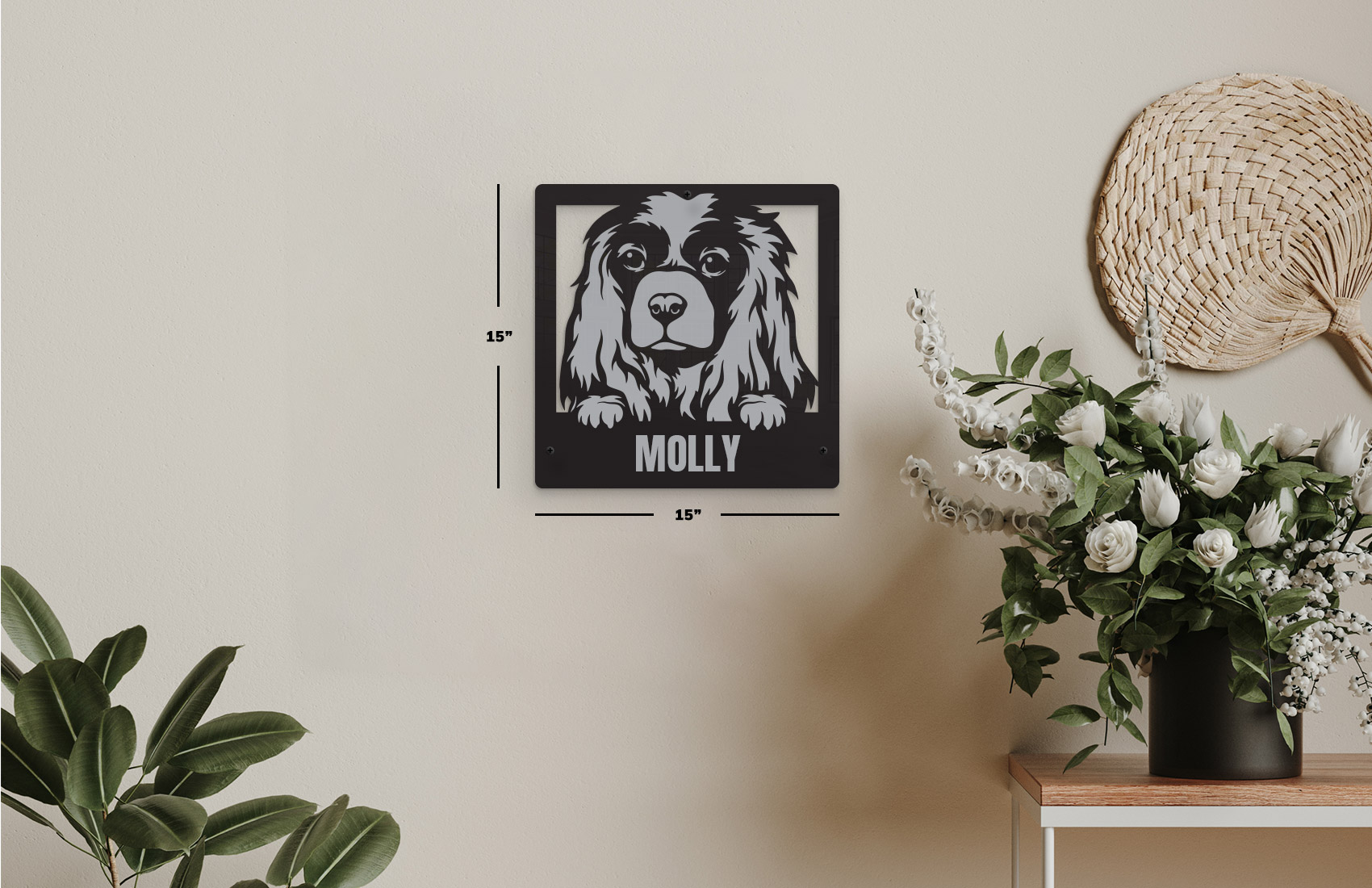 Cocker Spaniel Dog Sign