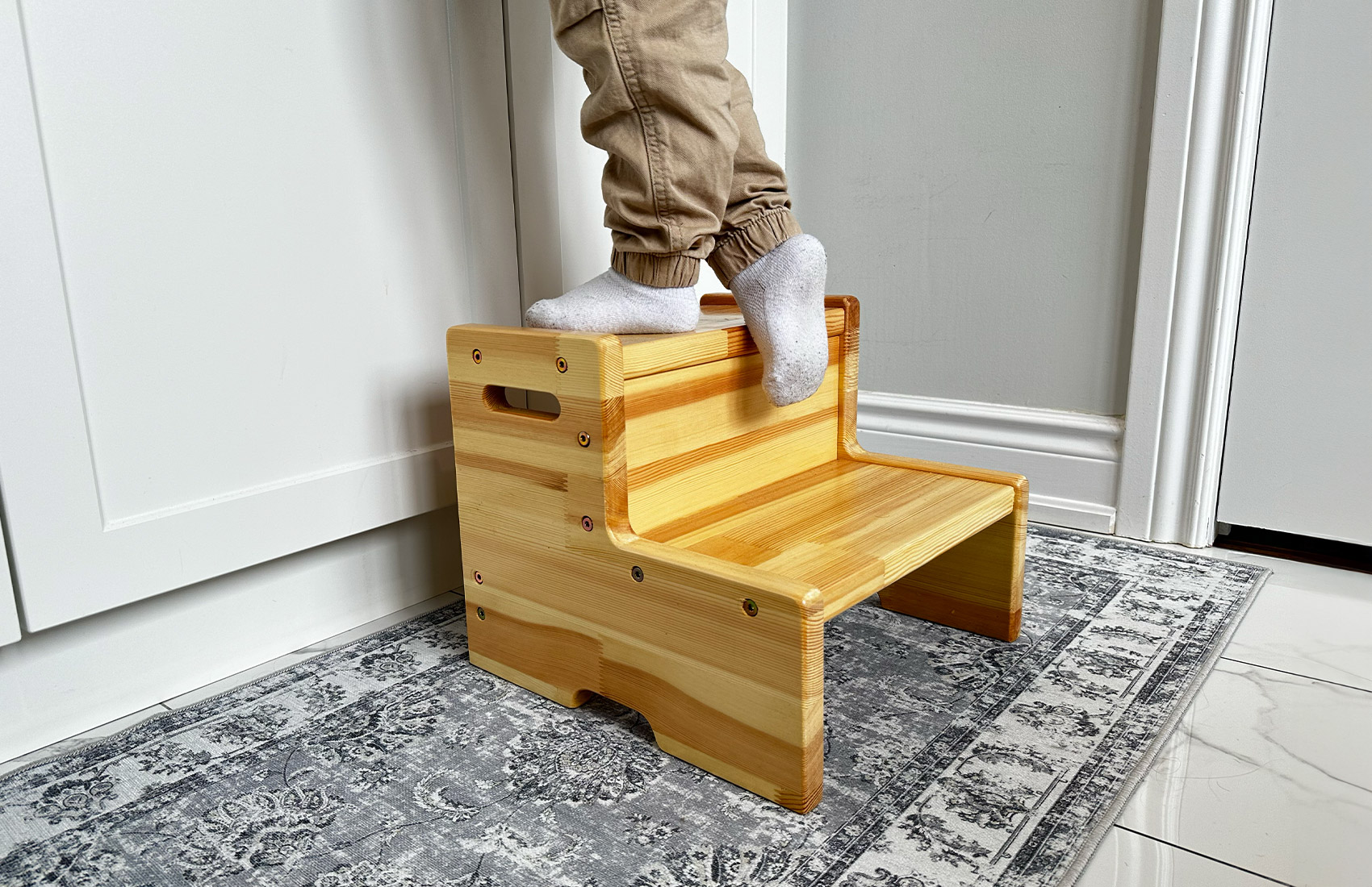 Wood Step Stool - Kulapix