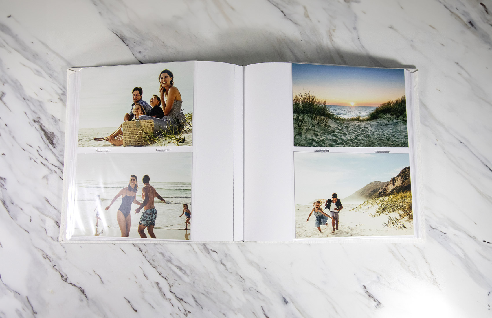 4x6 Coral Linen Photo Album