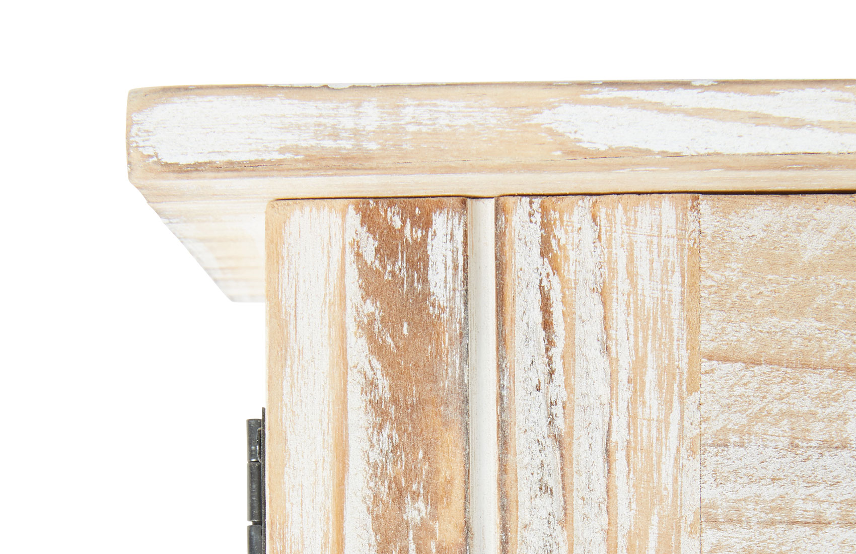 5x7 White Wash Key Hook