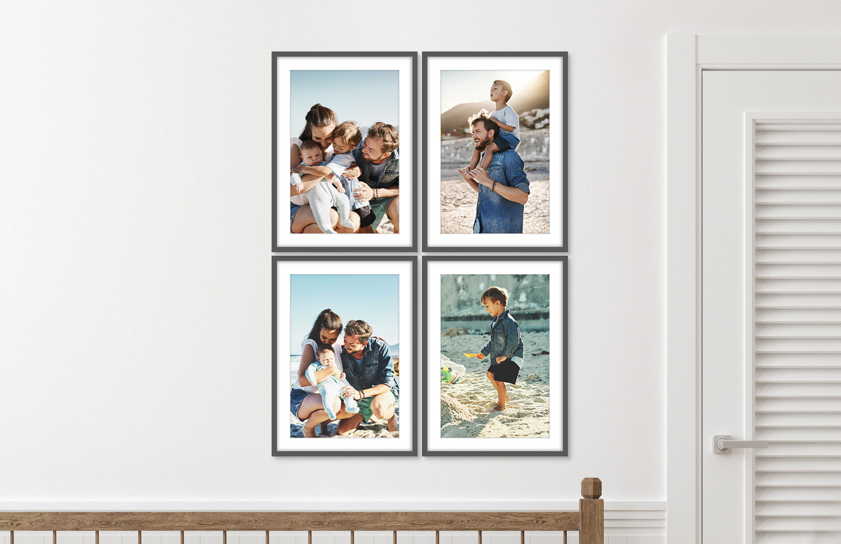 20x30 Gray - Set of 4