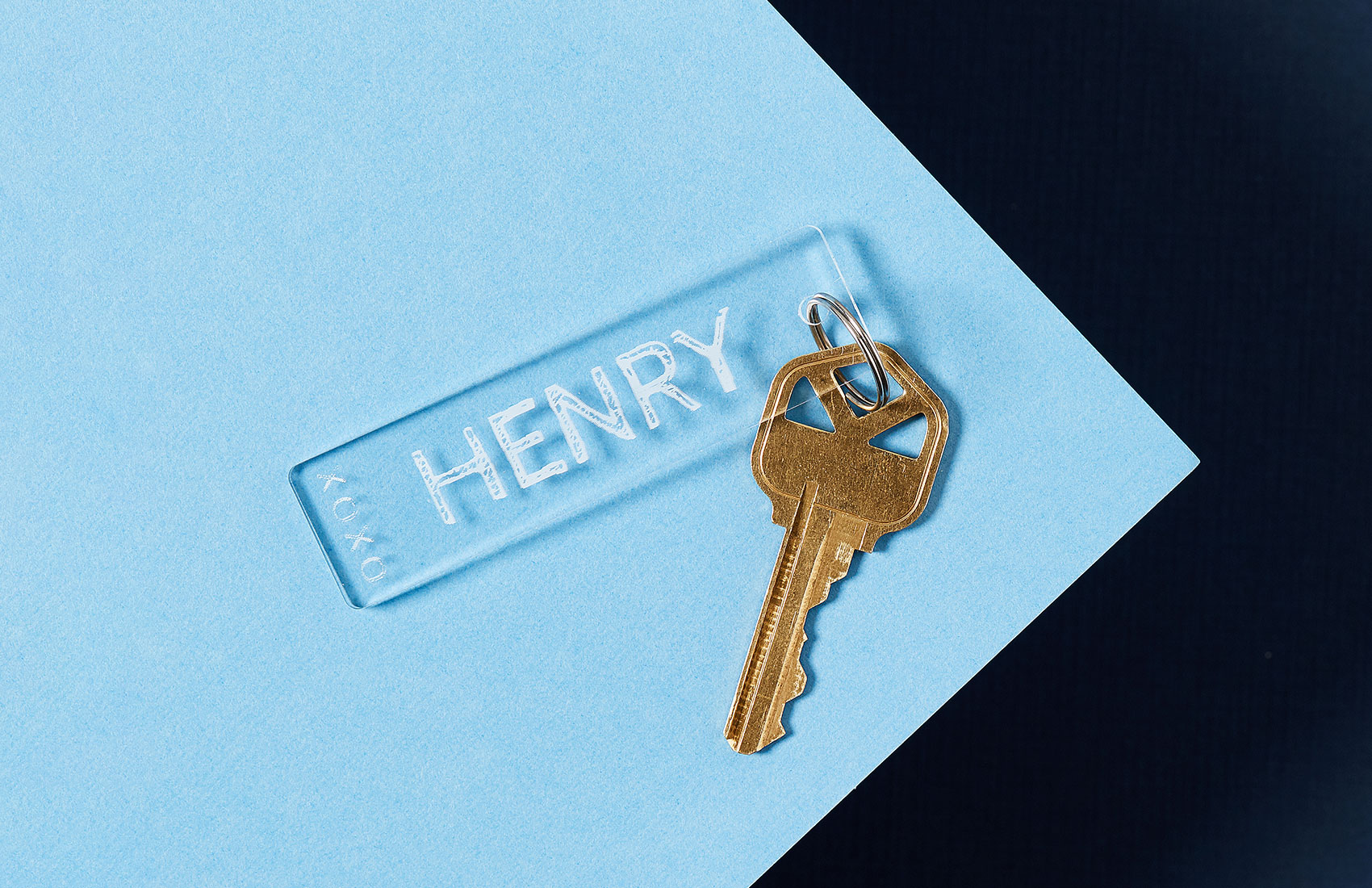 Simple Keychain - Clear